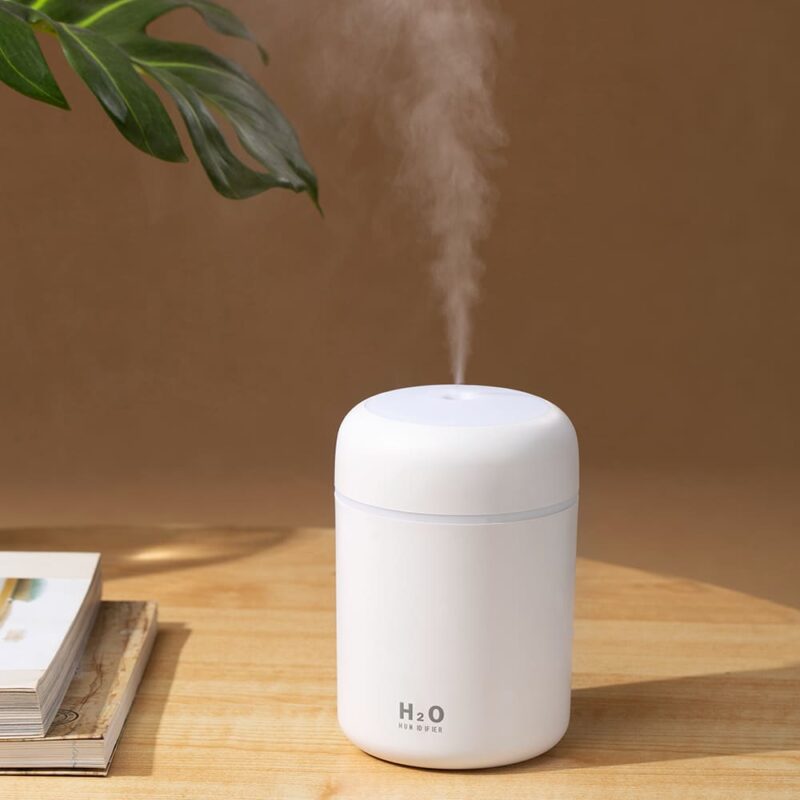 Mini Humidificateur d'Air Ultrasonique Lumière Romantique USB