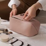 Trousse de maquillage de grande capacité pour femme