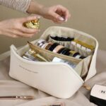 Trousse de maquillage de grande capacité pour femme